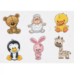 Haft krzyżykowy - Zestaw do haftu - Zawieszki - Przyjaciele 2 - Pasmanteria - miniaturka - grafika 1