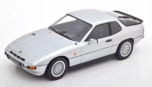Kk-Scale Porsche 924 Turbo 1986 Silver 1:18 180901 - Samochody i pojazdy dla dzieci - miniaturka - grafika 1