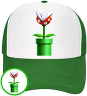 Czapki i chusty sportowe męskie - CZAPKA Z DASZKIEM SUPER MARIO BROS DLA DZIECI LATO ZIELONA BEJSBOLÓWKA - miniaturka - grafika 1