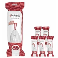 Worki na śmieci - Brabantia Worki na śmieci PerfectFit rozmiar J 20-25L 120szt 6x20 138362 138362 + 138362 - miniaturka - grafika 1