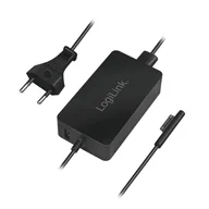 Ładowarki do telefonów - LogiLink PA0197 ładowarka do urządzeń przenośnych Laptop, Uniwersalne Czarny Prąd przemienny Wewnętrzna - miniaturka - grafika 1