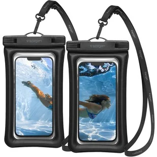 Etui wodoodporne SPIGEN A610 Waterproof Czarny (2 szt.) - Akcesoria turystyczne - miniaturka - grafika 1