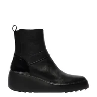 Botki damskie - Botki Fly London DOXE 604 Black Dublin/Atlantis P601604000 - miniaturka - grafika 1
