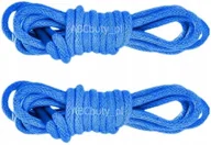 Akcesoria obuwnicze - Sznurówki NIEBIESKIE Sznurowadła 75 cm CIENKIE OKRĄGŁE 2,5 mm BAWEŁNA G9-06 - miniaturka - grafika 1