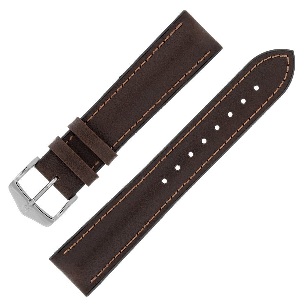 Pasek do zegarka Hirsch 0925002010-2-22 brązowy 22mm