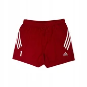 Spodenki męskie - Spodenki czerwone szorty męskie siatka ADIDAS M - miniaturka - grafika 1