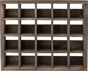 Półka ścienna Tilo 40 x 48 cm - Meble modułowe i akcesoria - miniaturka - grafika 1