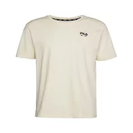 Koszulki męskie - FILA Męski T-shirt BINZEN Regular Graphic Antique White, S, Antique White, S - miniaturka - grafika 1