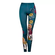 Spodnie sportowe damskie - Legginsy sportowe damskie DEEP TRIP Garden - miniaturka - grafika 1