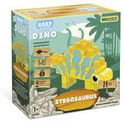 Klocki - Wader Klocki Dino Baby Blocks stegosaur 41495 - - miniaturka - grafika 1