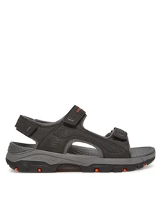 Skechers Sandały Tresmen-Garo 204105/BLK Czarny - Sandały męskie - miniaturka - grafika 1