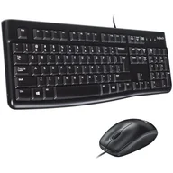 Zestawy myszka + klawiatura - Logitech MK120 Klawiatura + Mysz Czarna (920-002561) - miniaturka - grafika 1