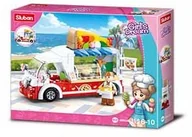 Klocki - Klocki Sluban Food Truck Z Pizza - miniaturka - grafika 1