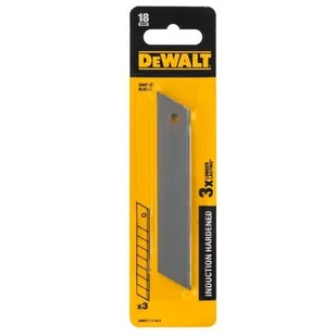 Stanley Ostrza łamane 18mm hartowane 3 szt. DEWALT (DWHT11719-0 ) - Nożyce i noże - miniaturka - grafika 1
