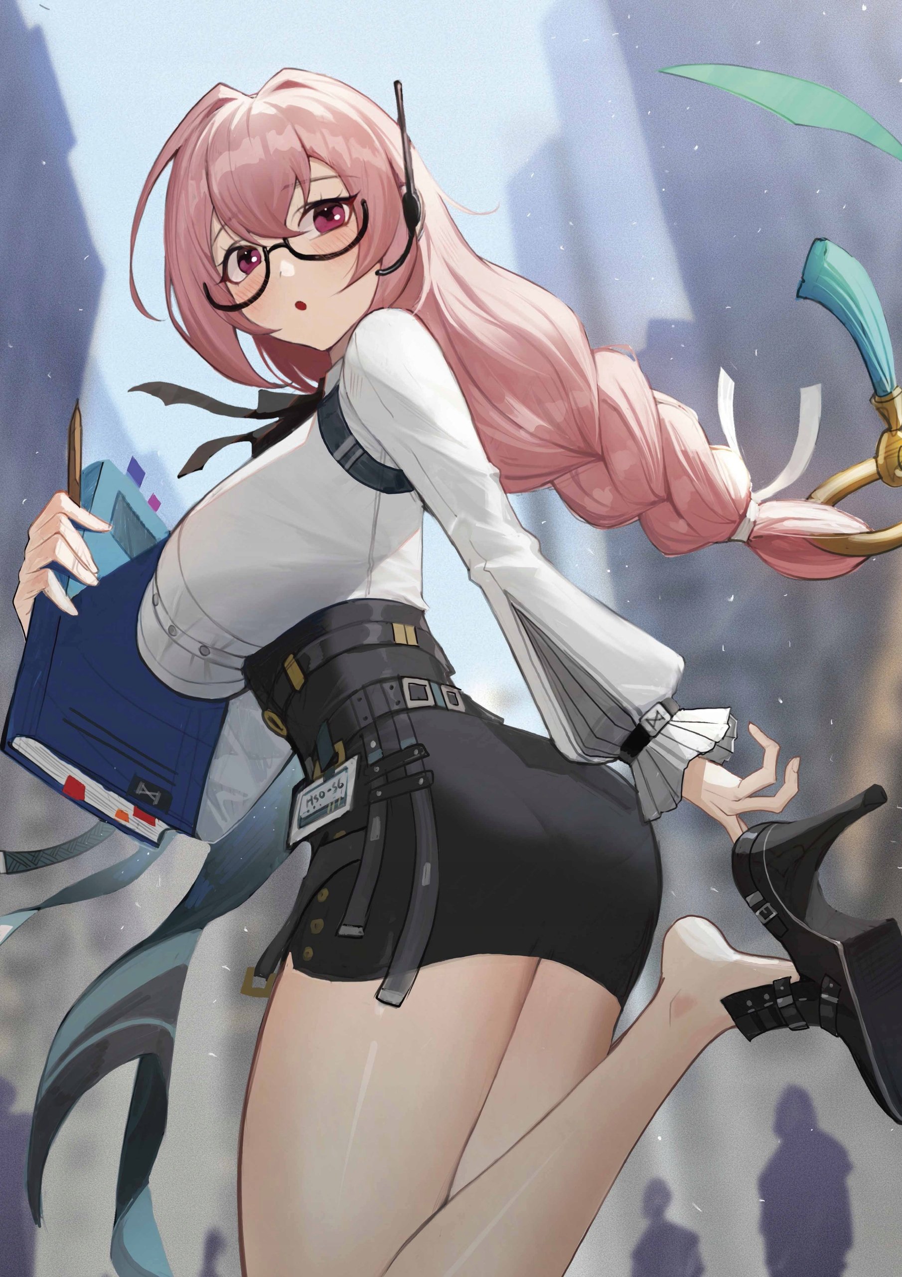 Plakat A3 Zenless Zone Zero Zzz Anime Gra Tsukishiro Yanagi
