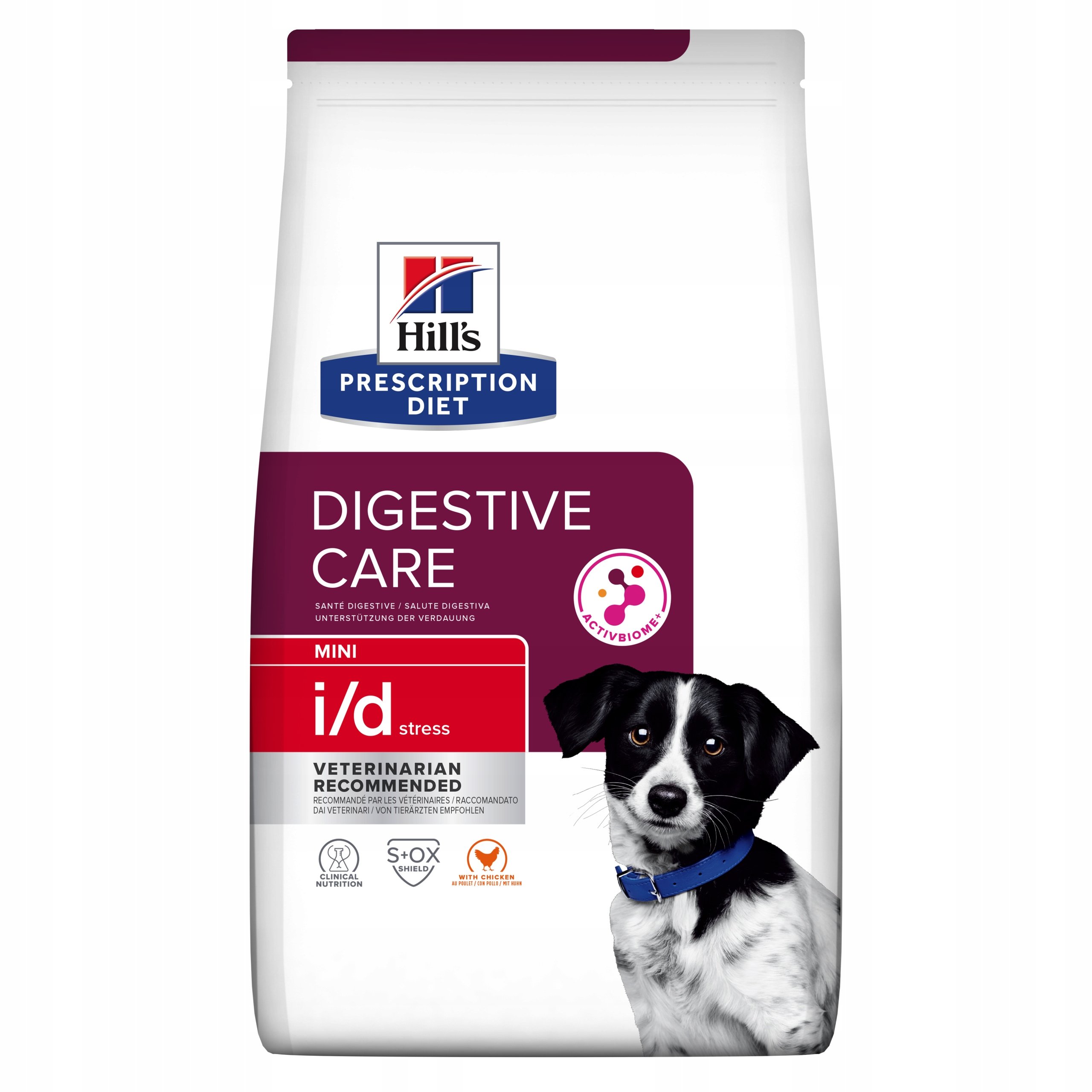HILLS Hill's Prescription Diet Canine i/d Digestive Care Stress Mini z kurczakiem 1,5kg PHIL060