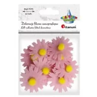 Zabawki kreatywne - Filcowe dekoracje 3D kwiaty jasnoróżowe 10szt - Titanum - miniaturka - grafika 1