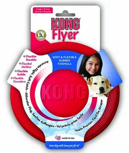 KONG Flyer psie frisbee - Ø ok. 23 cm - Zabawki dla psów - miniaturka - grafika 1