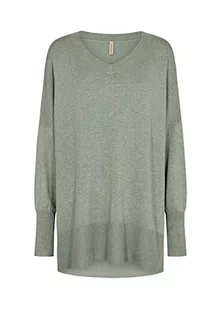SOYACONCEPT Women's SC-Dollie 728 sweter damski, zielony mech melanż, XXL, zielony mech melan, XXL - Swetry damskie - miniaturka - grafika 1