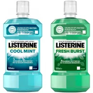Akcesoria i części AGD - Płyn Do Płukania Listerin 500 Ml Fresh + Płyn Do Płukania Listerin 500 Ml Cool Mint - miniaturka - grafika 1
