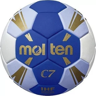 Molten, Piłka ręczna, H2C3500-BW, niebieski, rozmiar 2 - Piłka ręczna - miniaturka - grafika 1