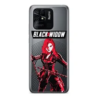 Etui i futerały do telefonów - ERT GROUP etui na telefon Xiaomi REDMI 10C, case oryginalny i oficjalnie licencjonowany przez Marvel, wzór Black Widow 008, optymalnie dopasowane, plecki z TPU częściowo przeźroczyste - miniaturka - grafika 1