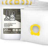 Worki do odkurzaczy - 20x Worek do Odkurzacza Rowenta WB484740 Syntetyczny Mikrowłókna Duży Wo G9 - miniaturka - grafika 1