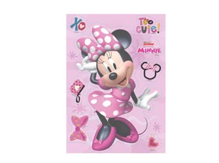 Dekoracje na tort Myszka Minnie - 14,8 x 21 cm - 8 szt. - Ciasta i półprodukty do ciast - miniaturka - grafika 1