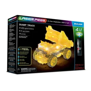 Laser Pegs 4 in 1 Dump Truck - Klocki - miniaturka - grafika 1