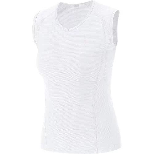 Gore wear GORE WEAR M Base Layer Koszulka bez rękawów Kobiety, white 38 2020 Bezrękawniki 100017010004