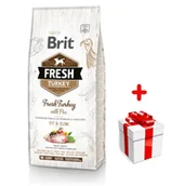Sucha karma dla psów - Brit Fresh Turkey & Pea Adult Fit & Slim 12kg - miniaturka - grafika 1