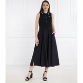 Sukienki - Tommy Hilfiger Sukienka SMD TIP LYCLL MIDI POLO DRS NS - miniaturka - grafika 1