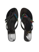 Klapki i japonki damskie - Melissa Japonki Melissa Harmonic M Lover Ad 35797 Czarny - miniaturka - grafika 1