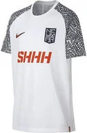 Koszulki i topy damskie - Nike Unisex Dziecięcy Nyr B Nk Dry Top Ss T-shirt White/Challenge Red XS - miniaturka - grafika 1