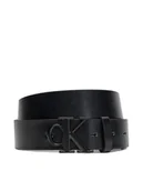 Paski - Calvin Klein Pasek Męski Ck Buckle Tumbled 35Mm LV04D7016G Czarny - miniaturka - grafika 1