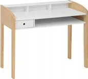 Biurka dla dzieci - Atmosphera Biurko dziecięce w skandynawskim stylu, nogi z drewna z recyklingu, 100 x 52 x 85 cm - miniaturka - grafika 1