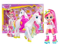 Lalki dla dziewczynek - Lalka Cry Babies Bff Lalka Dreamy I Interaktywny Jednorożec konik zestaw - miniaturka - grafika 1