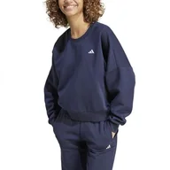 Bluzy damskie - adidas Damska bluza Essentials Small Logo Feel Cosy, XL - miniaturka - grafika 1