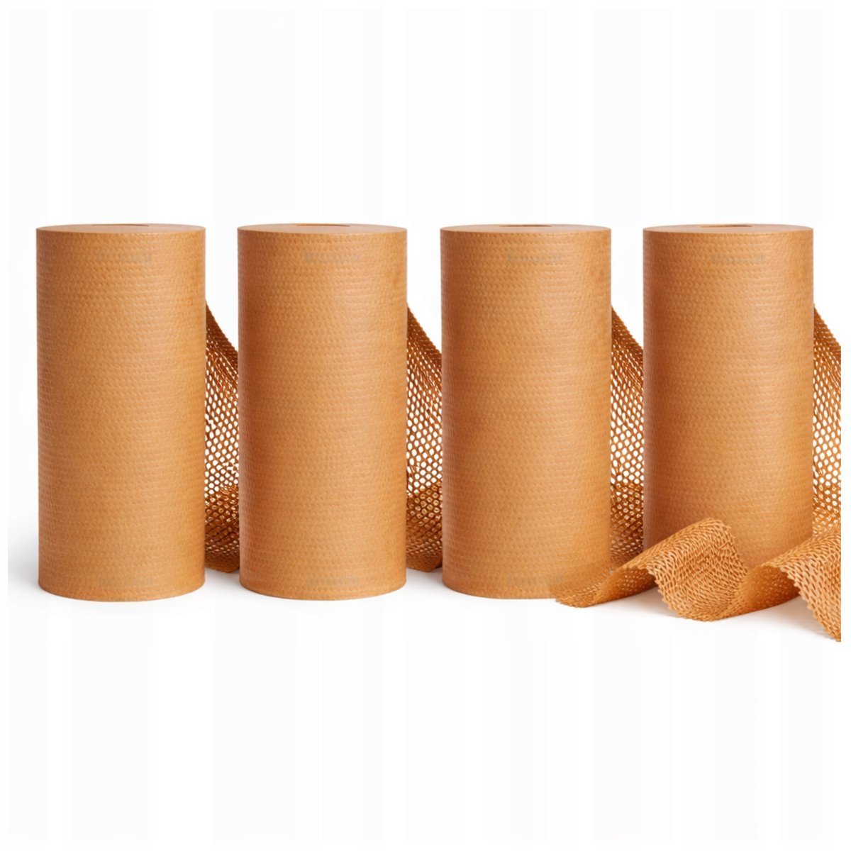 Papier pakowy nacinany 50cmx100m x 4 rolki do pakowania plaster miodu kraft