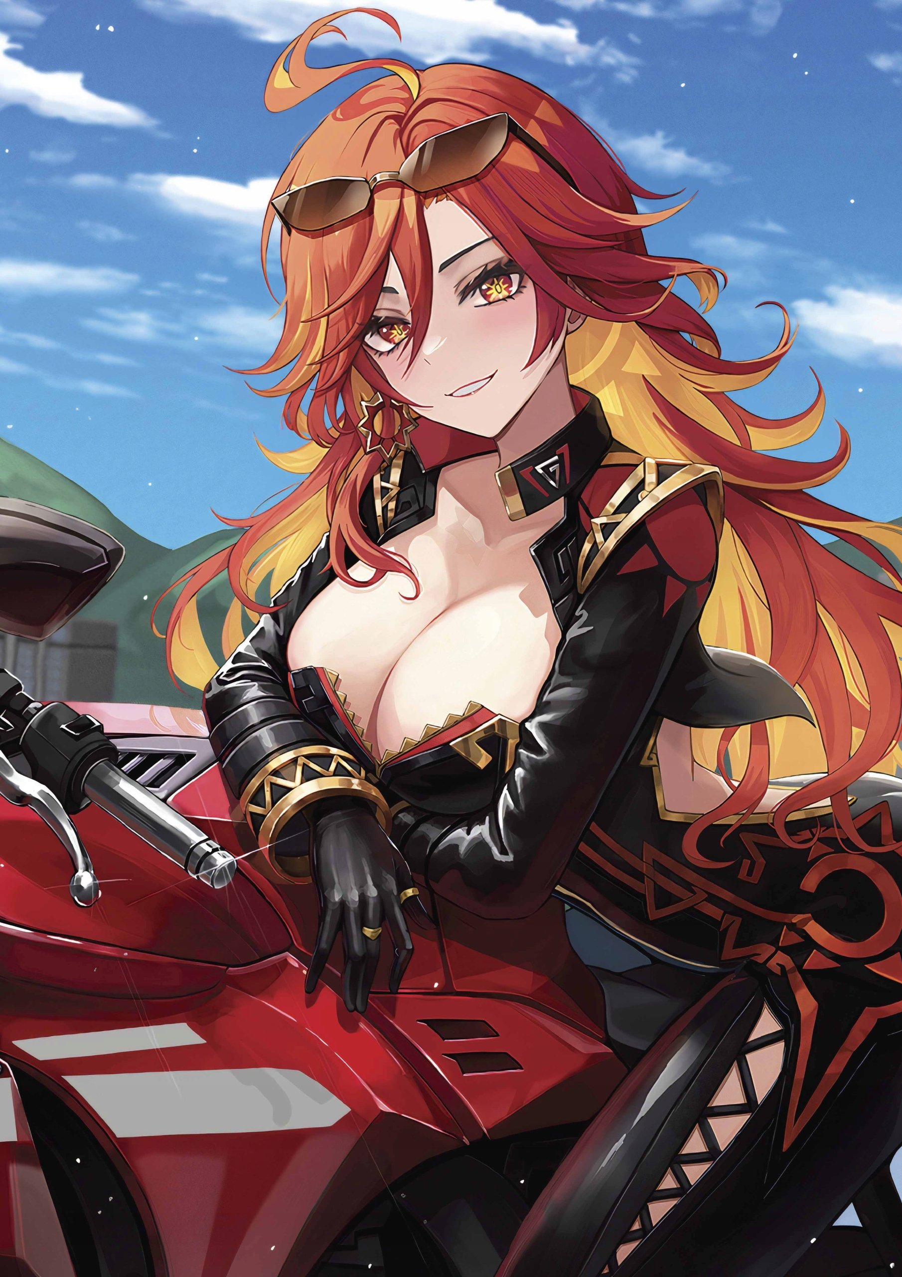 Plakat A3 Genshin Impact Anime Gra Mavuika