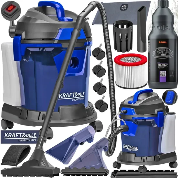 Odkurzacz Piorący 4w1 Ssawki Prania Tapicerki Dywanów 2200w+ Adbl Pre Spray