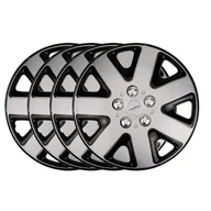 Kołpaki samochodowe - Goodyear GOODYEAR 7551 kołpaki ozdobne Flexo 4-częściowy zestaw, srebrny, 33 cm (13) 75513 - miniaturka - grafika 1