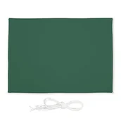 Parasole ogrodowe - Relaxdays Żagiel przeciwsłoneczny, 3,5 x 4,5 m, odporny na działanie wody, poliester, prostokątne płótno żaglowe, linki napinające, do ogrodu i na balkon, zielony - miniaturka - grafika 1