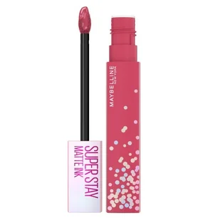 Maybelline Długotrwały matowy płynszminka Tusz matowy SuperStay Birthday Edition 5 ml Cień 395 Birthday Besties) - Szminki - miniaturka - grafika 3