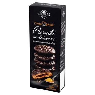Kopernik Pierniki w czekoladzie nadziewane morelą - Ciastka - miniaturka - grafika 1