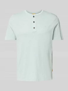 T-shirt z wyhaftowanym logo - Koszulki męskie - miniaturka - grafika 1