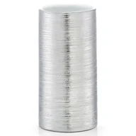 Kubki na szczoteczki do zębów - Zeller 18746 kubek do mycia zębów Brushed, kamionka, srebrny - miniaturka - grafika 1