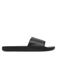 Klapki i japonki męskie - Klapki Calvin Klein Jeans Slide Aop Print YM0YM01269 Czarny - miniaturka - grafika 1