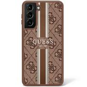 Etui i futerały do telefonów - Guess GUHCS23MP4RPSW S23+ S916 brązowy/brown hardcase 4G Printed Stripe - miniaturka - grafika 1