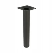 Meble modułowe i akcesoria - Noga meblowa okrągła 20cm Czarna - miniaturka - grafika 1